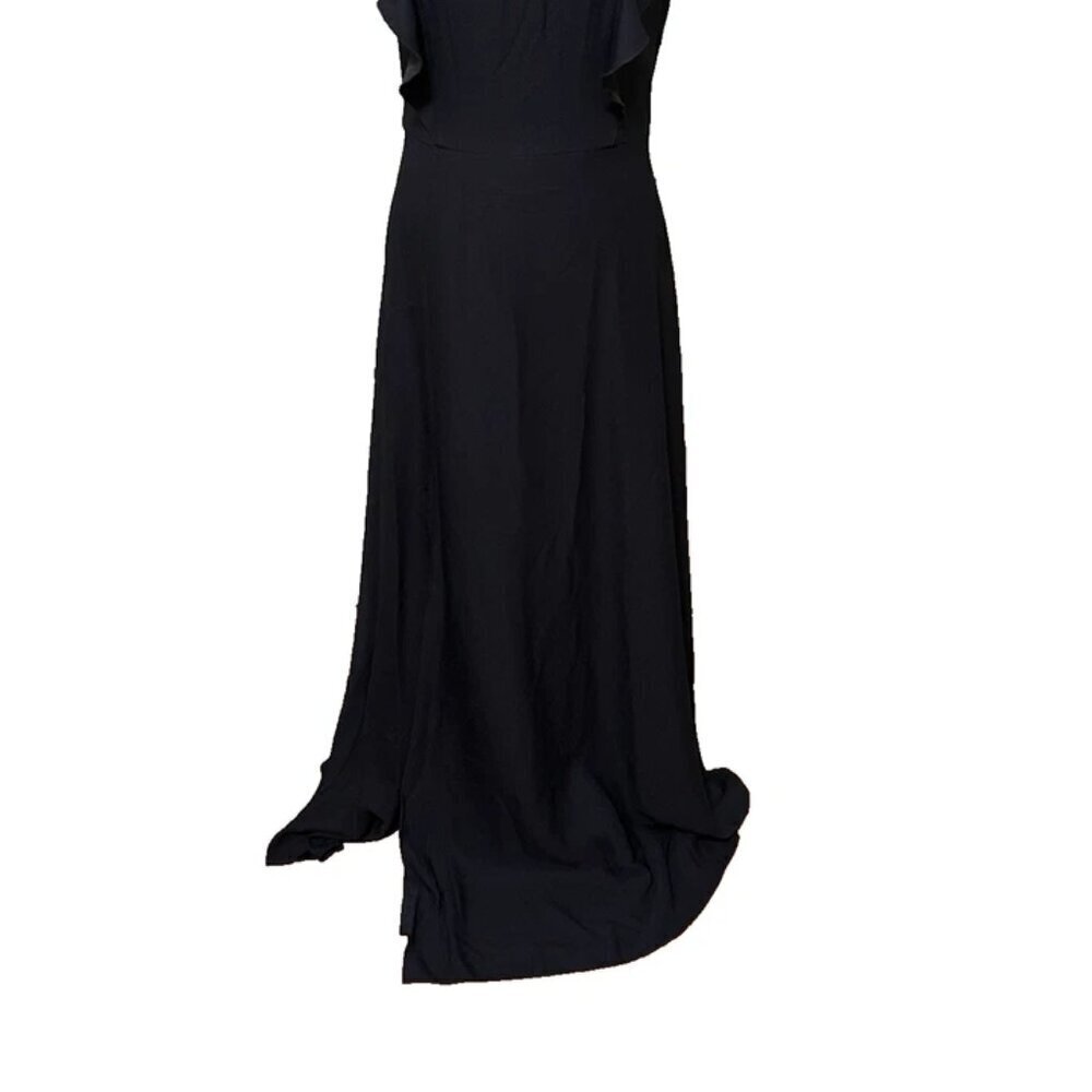 NEW Ted Baker London ARDENIA Waterfall Ruffle Maxi DressLong Dress - Navy $395 - Picture 2 of 10